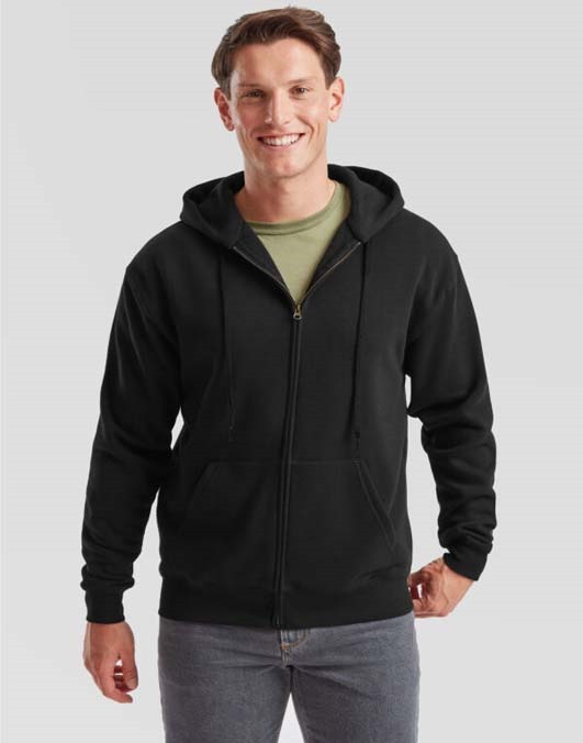 Men&#39;s Premium Hooded Sweat Jacket