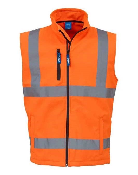 Hi-Vis Softshell Bodywarmer