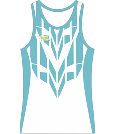 Sublimated Athletics Vest - CRYSTAL